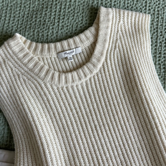 Madewell Wool Blend Sweater Tank - Picture 2 of 6